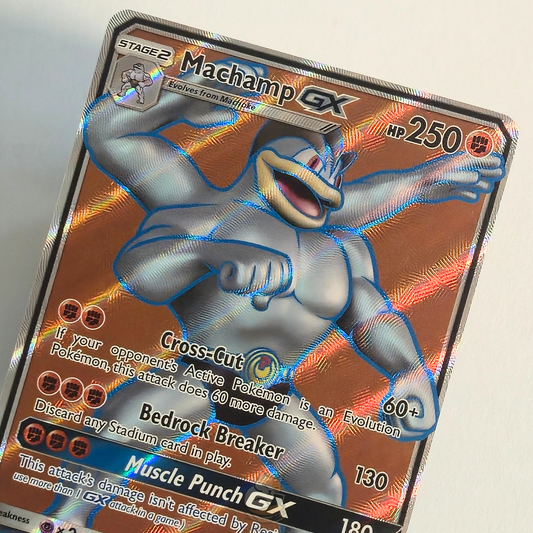 Machamp GX 135/147 Full Art Ultra Rare – Burning Shadows – Near Mint – English