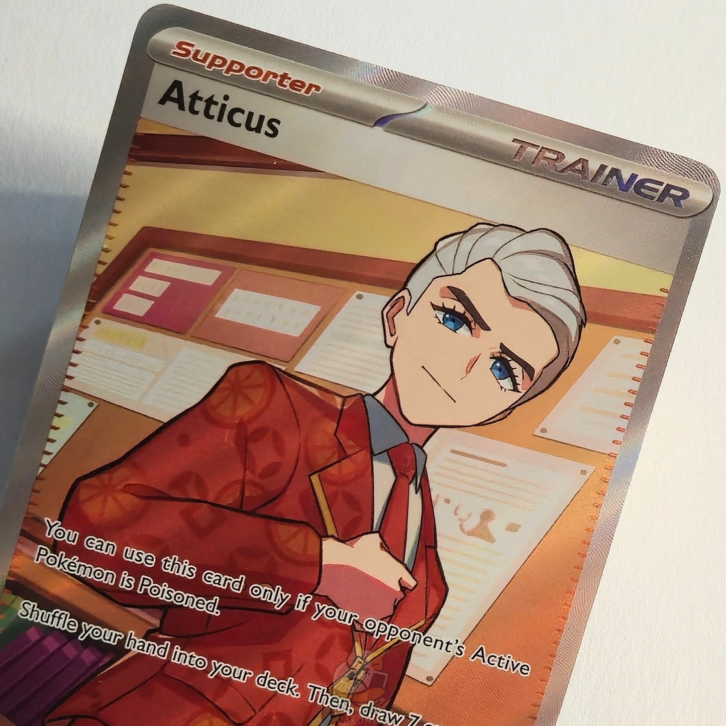 Atticus 134/131 Full Art Trainer Ultra Rare – Prismatic Evolutions – Near Mint – English