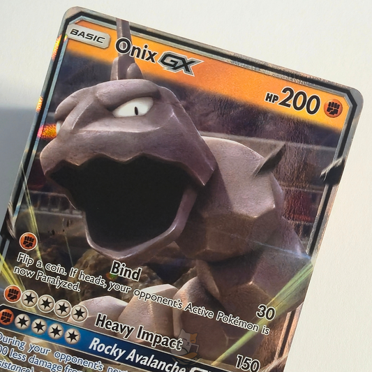 Onix GX 36/68 Full Art Ultra Rare – Hidden Fates – Near Mint – English