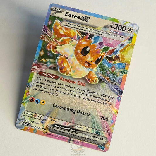 Eevee Ex 075/131 Holo Double Rare – Prismatic Evolutions – Near Mint – English