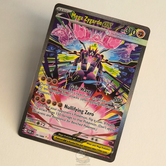 Mega Zygarde Ex 120/088 Full Art Special Illustration Rare – Perfect Order – Near Mint – English