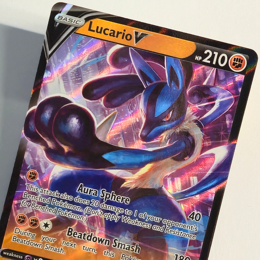 Lucario V 027/073 Full Art Promo – Deck Exclusives – Near Mint – English