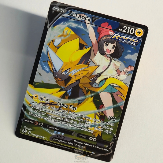 Zeraora V TG16/TG30 Trainer Gallery Ultra Rare – Silver Tempest – Near Mint – English