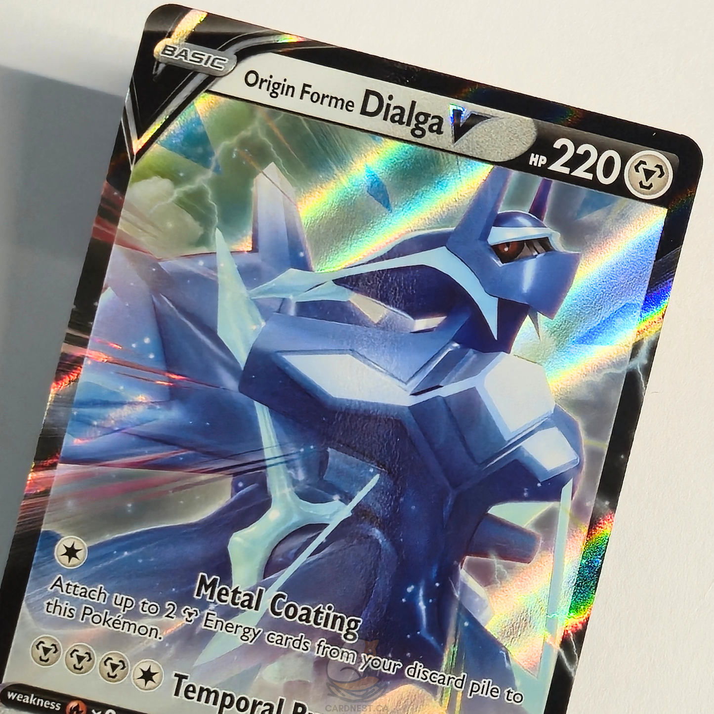 Origin Forme Dialga V 113/189 Full Art Ultra Rare – Astral Radiance – Near Mint – English