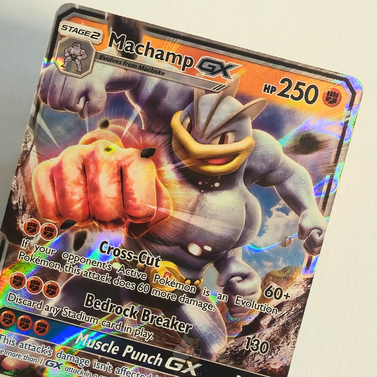 Machamp GX 64/147 Full Art Ultra Rare – Burning Shadows – Near Mint – English