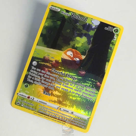 Hisuian Voltorb GG01/GG70 Holo – Crown Zenith Galarian Gallery – Near Mint – English