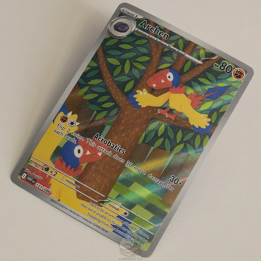 Archen 131/086 Full Art Illustration Rare – White Flare – Near Mint – English
