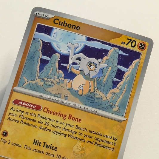 Cubone 104/165 Reverse Holo – Scarlet & Violet 151 – Near Mint – English