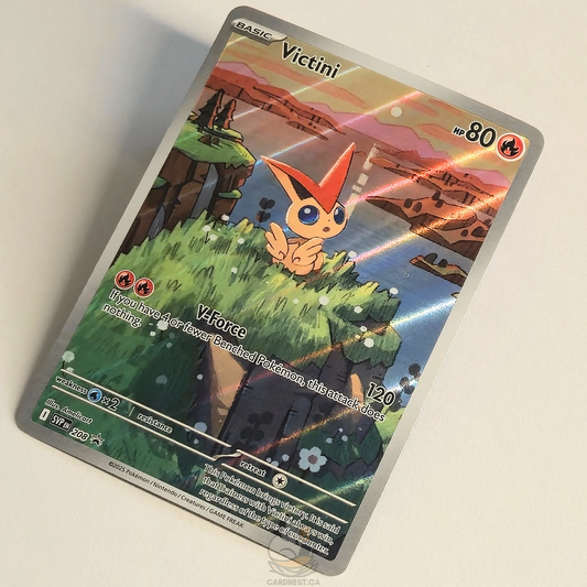 Victini SVP208 Full Art Black Star Promo – Scarlet & Violet – Near Mint – English