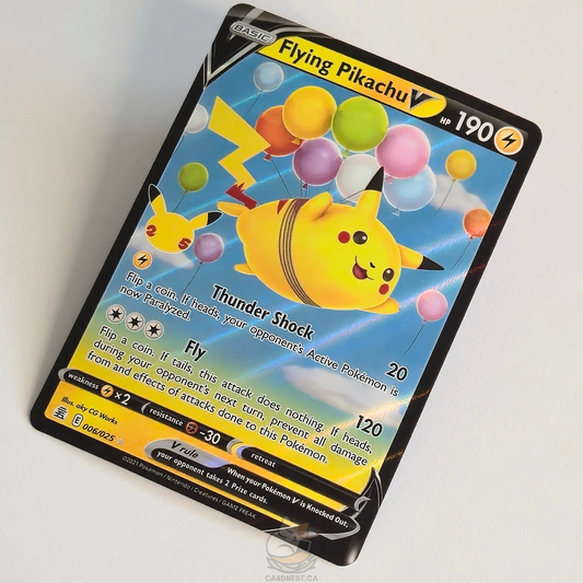 Flying Pikachu V 006/025 25th Anniversary Edition Full Art Ultra Rare – Celebrations – Near Mint – English