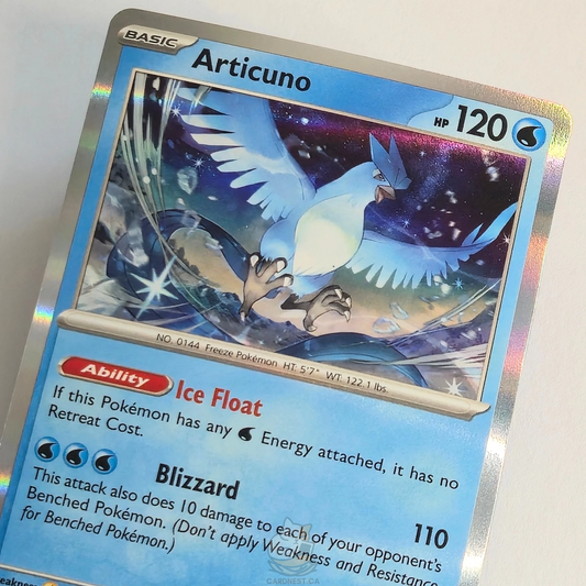 Articuno 144/165 Holo – Scarlet & Violet 151 – Near Mint – English