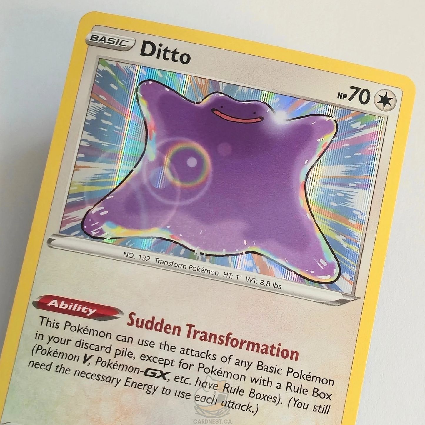 Ditto 107/159 Holo – Crown Zenith – Near Mint – English