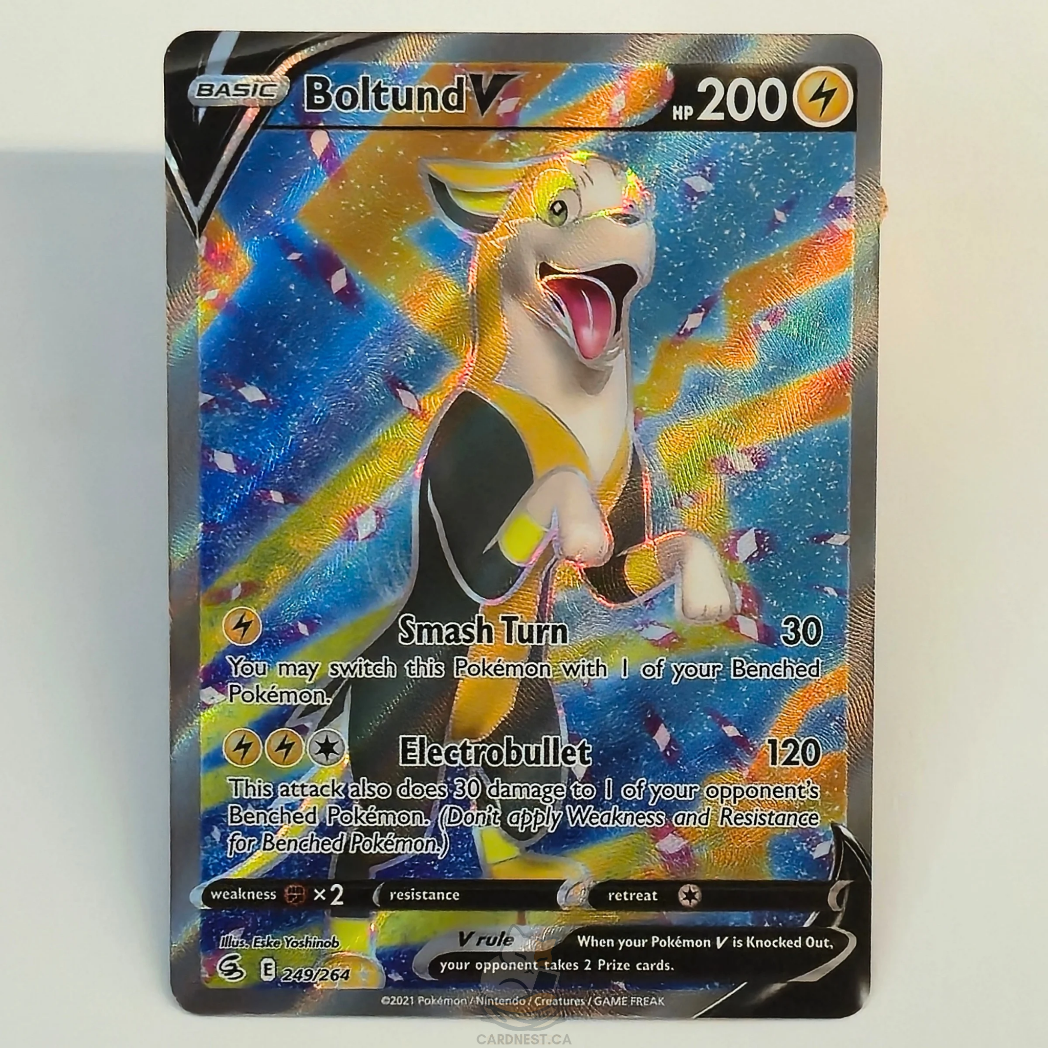 Boltund V 249/264 Full Art Ultra Rare – Fusion Strike – Near Mint – En