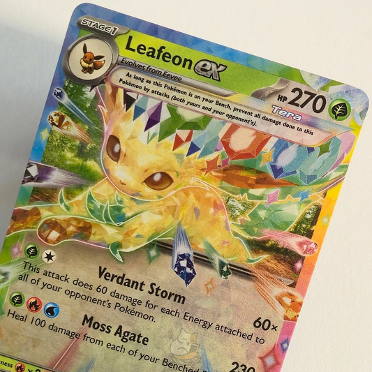 Leafeon ex 006/131 Holo Double Rare – Prismatic Evolutions – Near Mint – English