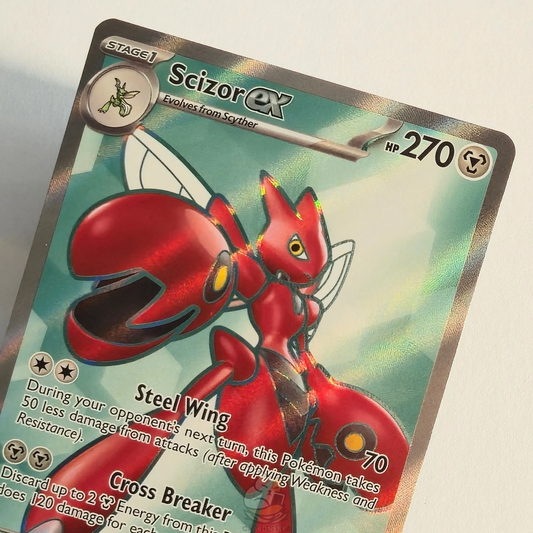 Scizor ex 195/162 Full Art Ultra Rare – Temporal Forces – Near Mint – English