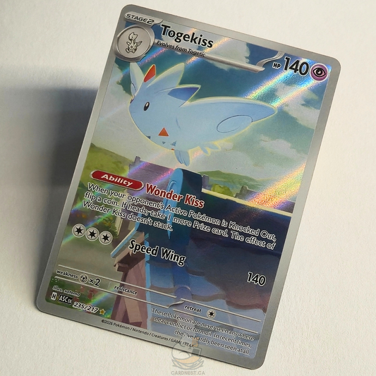 Togekiss 235/217 Full Art Illustration Rare – Ascended Heroes – Near Mint – English