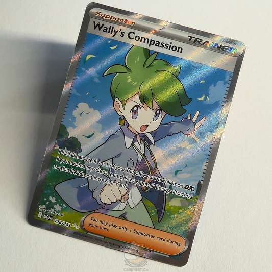 Wally's Compassion 176/132 Full Art Trainer Ultra Rare – Mega Evolution – Near Mint – English