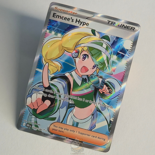 Emcee's Hype 220/182 Full Art Trainer Ultra Rare – Destined Rivals – Near Mint – English