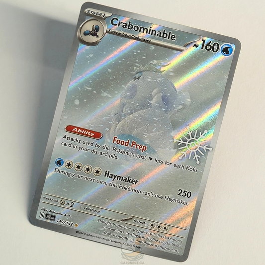 Crabominable 149/142 Holiday Calendar Promo Full Art Illustration Rare – Stellar Crown – Near Mint – English