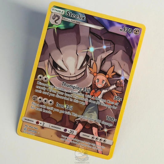 Steelix 247/236 Full Art Secret Rare – Cosmic Eclipse – Near Mint – English