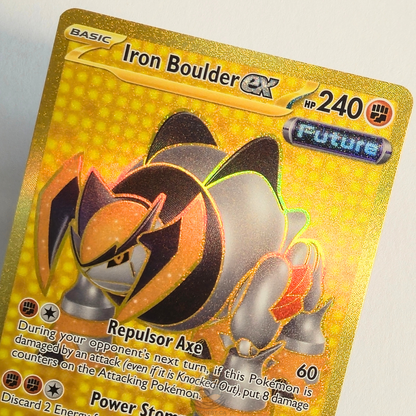 Iron Boulder ex 217/162 Full Art Hyper Rare – Temporal Forces – Near Mint – English