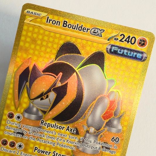 Iron Boulder ex 217/162 Full Art Hyper Rare – Temporal Forces – Near Mint – English