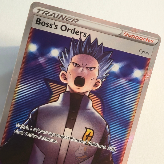 Boss's Orders SWSH251 Full Art Trainer Black Star Promo – Sword & Shield Promo – Near Mint – English