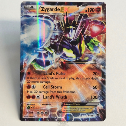 Zygarde EX 54/124 Holo Ultra Rare – Fates Collide – Near Mint – English