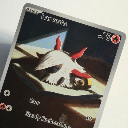 Larvesta 196/191 Full Art Illustration Rare – Surging Sparks – Near Mint – English