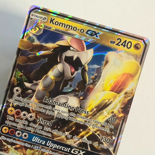 Kommo-o GX 100/145 Full Art Ultra Rare – Guardians Rising – Near Mint – English