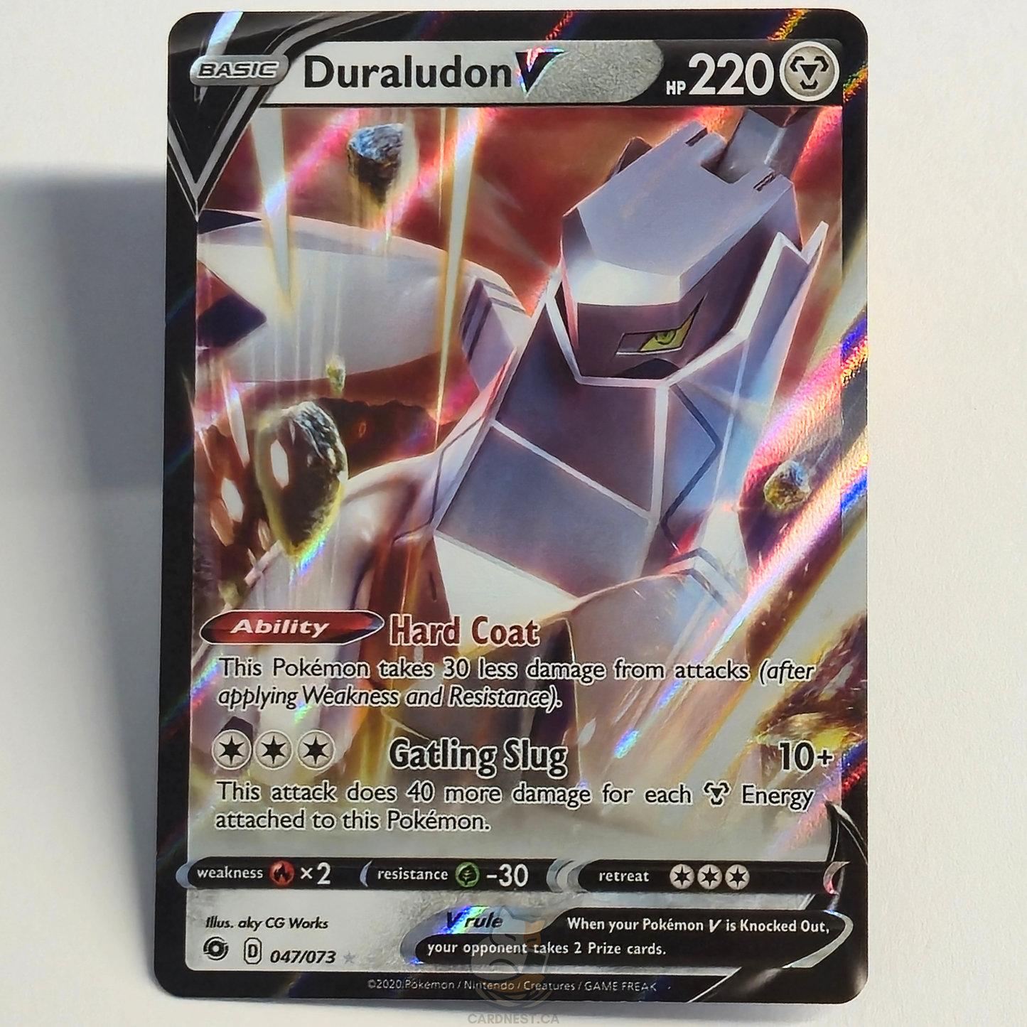 Duraludon V 047/073 Full Art Ultra Rare – Champion's Path – Near Mint – English