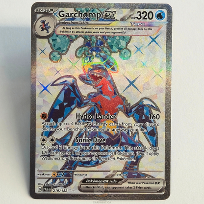Garchomp ex 219/182 Full Art Ultra Rare – Paradox Rift – Near Mint – English