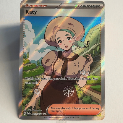 Katy 237/198 Full Art Trainer Ultra Rare – Scarlet & Violet Base Set – Near Mint – English