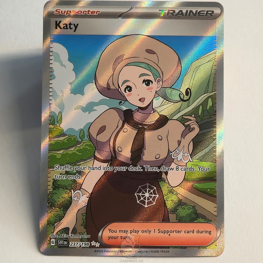 Katy 237/198 Full Art Trainer Ultra Rare – Scarlet & Violet Base Set – Near Mint – English