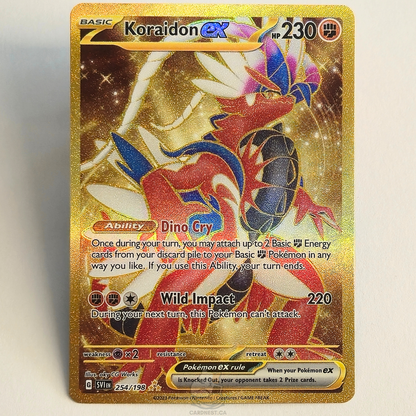 Koraidon ex 254/198 Full Art Hyper Rare – Scarlet & Violet Base Set – Near Mint – English