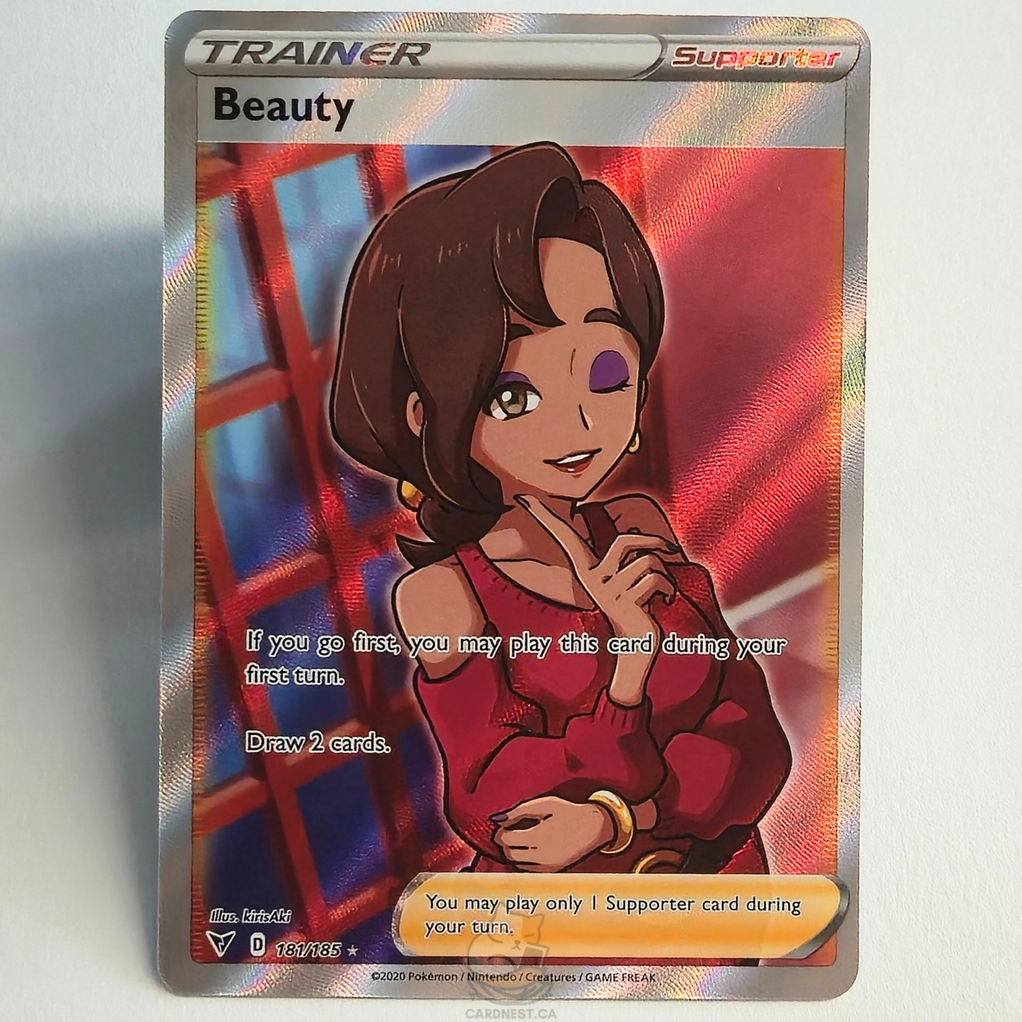 Beauty 181/185 Full Art Trainer Ultra Rare – Vivid Voltage – Near Mint – English