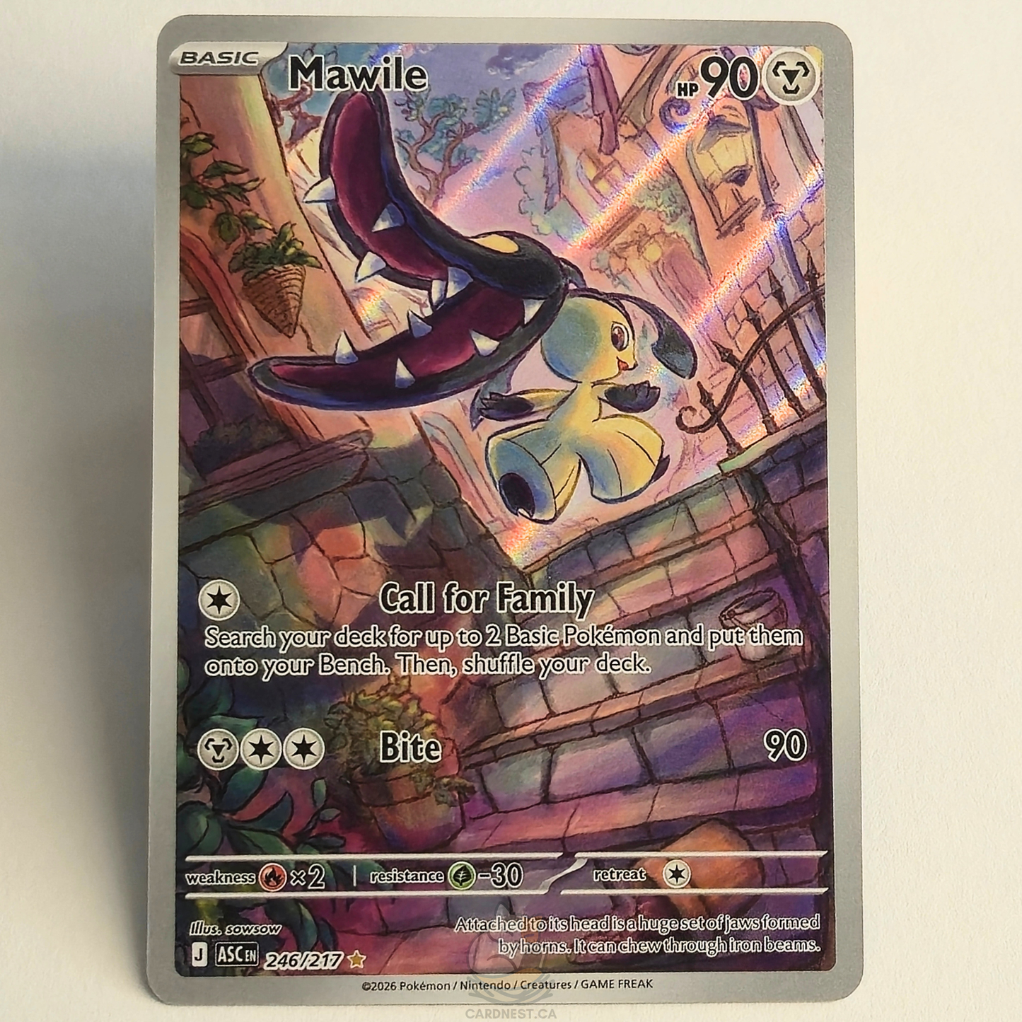 Mawile 246/217 Full Art Illustration Rare – Ascended Heroes – Near Mint – English