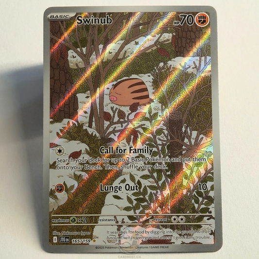Swinub 165/159 Full Art Illustration Rare – Journey Together – Near Mint – English
