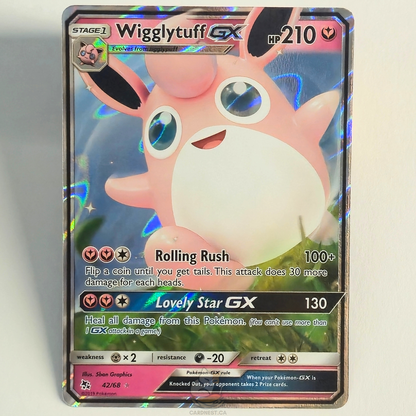 Wigglytuff GX 42/68 Full Art Ultra Rare – Hidden Fates – Near Mint – English