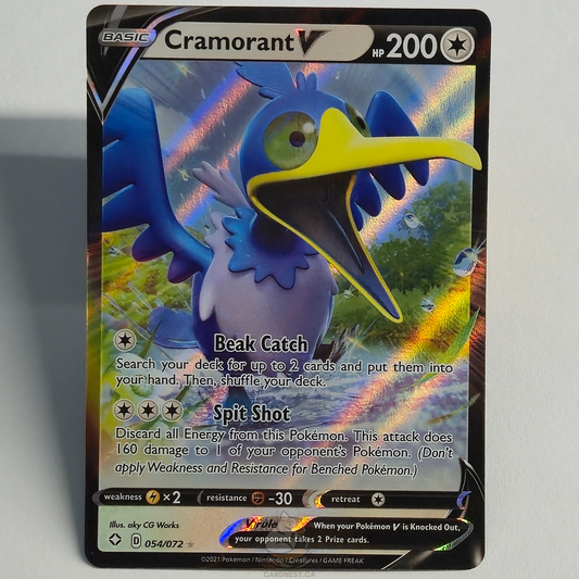 Cramorant V 054/072 Full Art Ultra Rare – Shining Fates – Near Mint – English