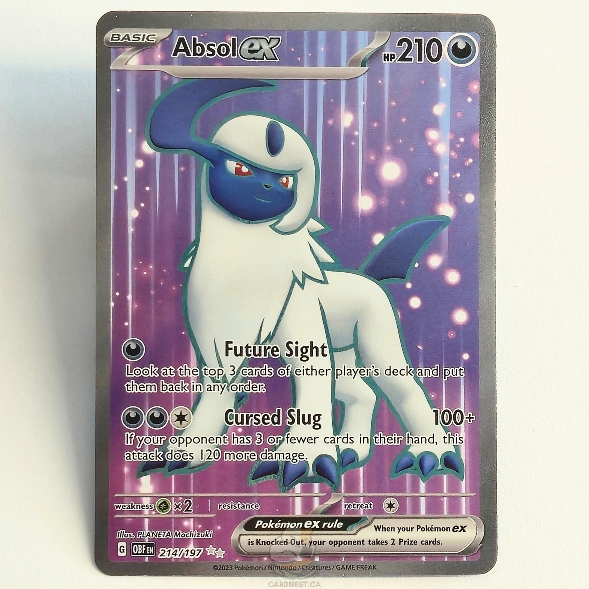 Absol ex 214/197 Full Art Ultra Rare – Obsidian Flames – Near Mint – E – CardNest