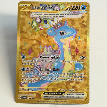 Lapras ex 164 Full Art Black Star Promo – Scarlet & Violet – Near Mint – English