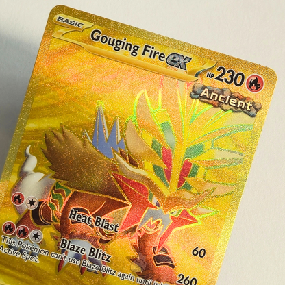 Gouging Fire Ex 214/162 Full Art Hyper Rare – Temporal Forces – Near Mint – English