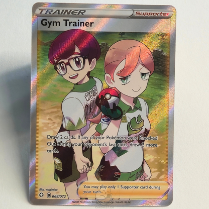 Gym Trainer 068/072 Full Art Trainer Ultra Rare – Shining Fates – Near Mint – English