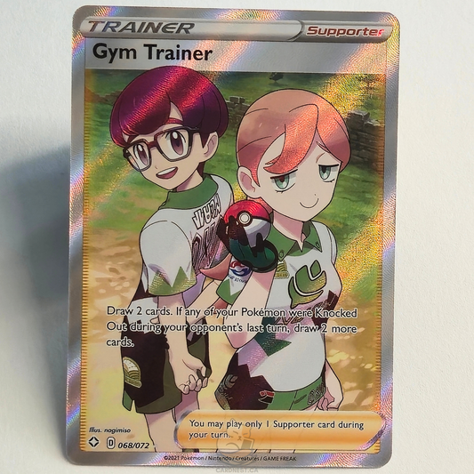 Gym Trainer 068/072 Full Art Trainer Ultra Rare – Shining Fates – Near Mint – English