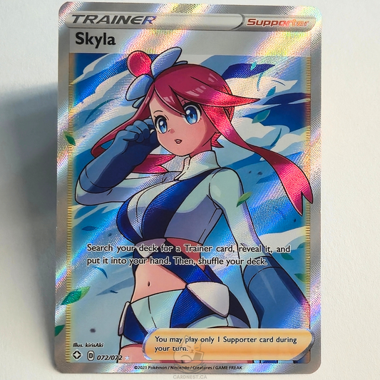 Skyla 072/072 Full Art Trainer Ultra Rare – Shining Fates – Near Mint – English