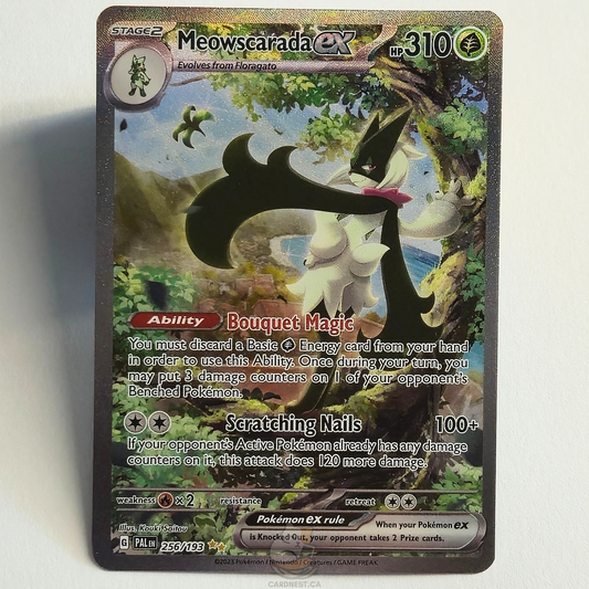 Meowscarada ex 256/193 Full Art Special Illustration Rare – Paldea Evolved – Near Mint – English