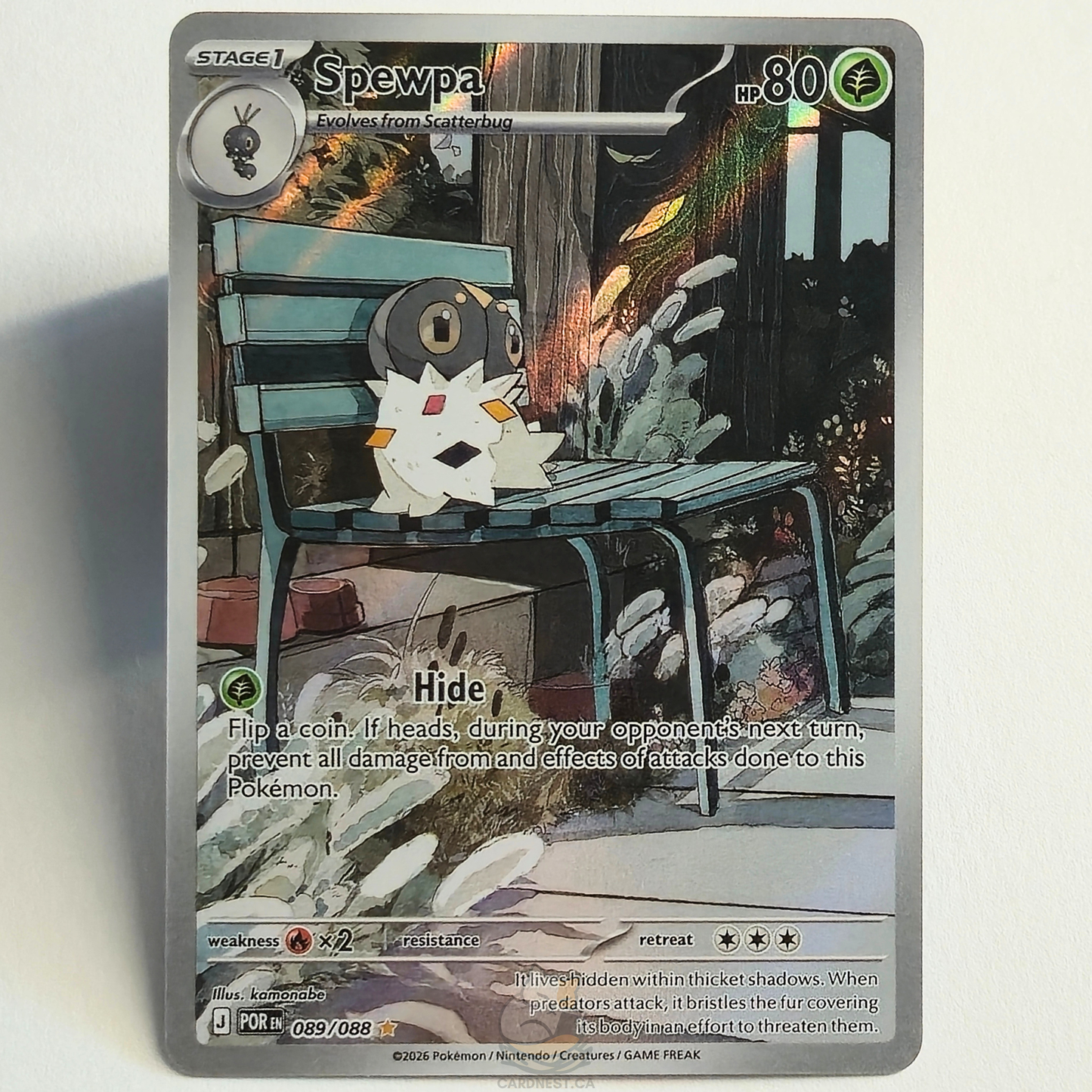 Spewpa 089/088 Full Art Illustration Rare – Perfect Order – Near Mint – English