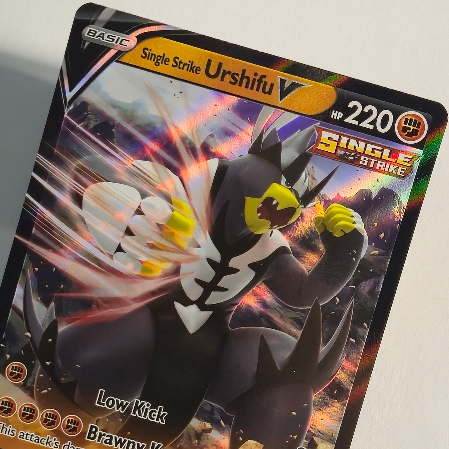 Single Strike Urshifu V SWSH106 Full Art Black Star Promo – Sword & Shield – Near Mint – English