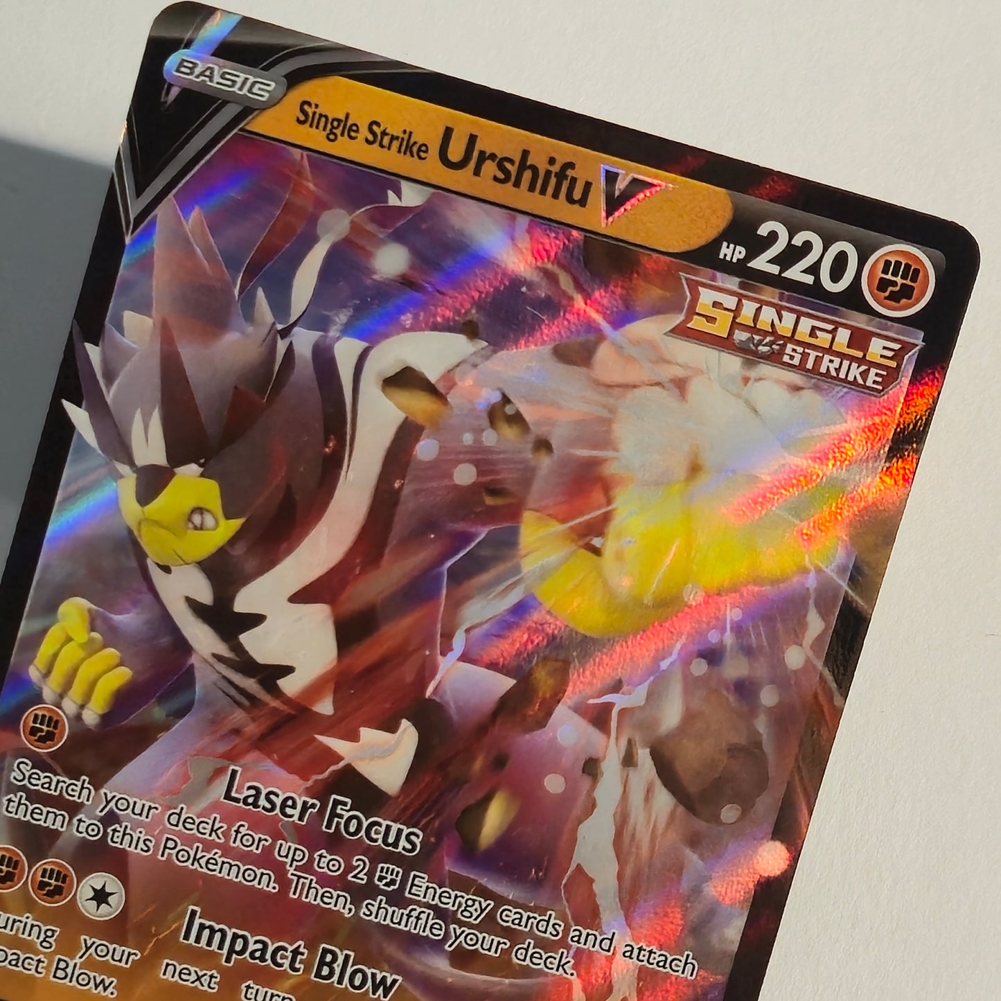Single Strike Urshifu V 085/163 Full Art Ultra Rare – Battle Styles – Near Mint – English